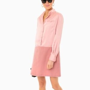New Tuckernuck Blush Silk Defina Dress XS